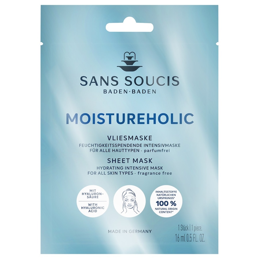 Sans Soucis Beauty Elixiere Moistureholic Vliesmaske Tuchmaske 16 ml