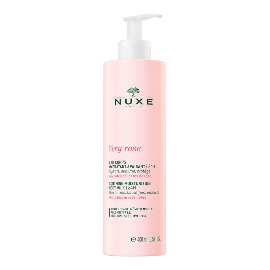 NUXE Very Rose Soothing Moisturizing Body Milk | 24H* Körpermilch 400 ml Damen