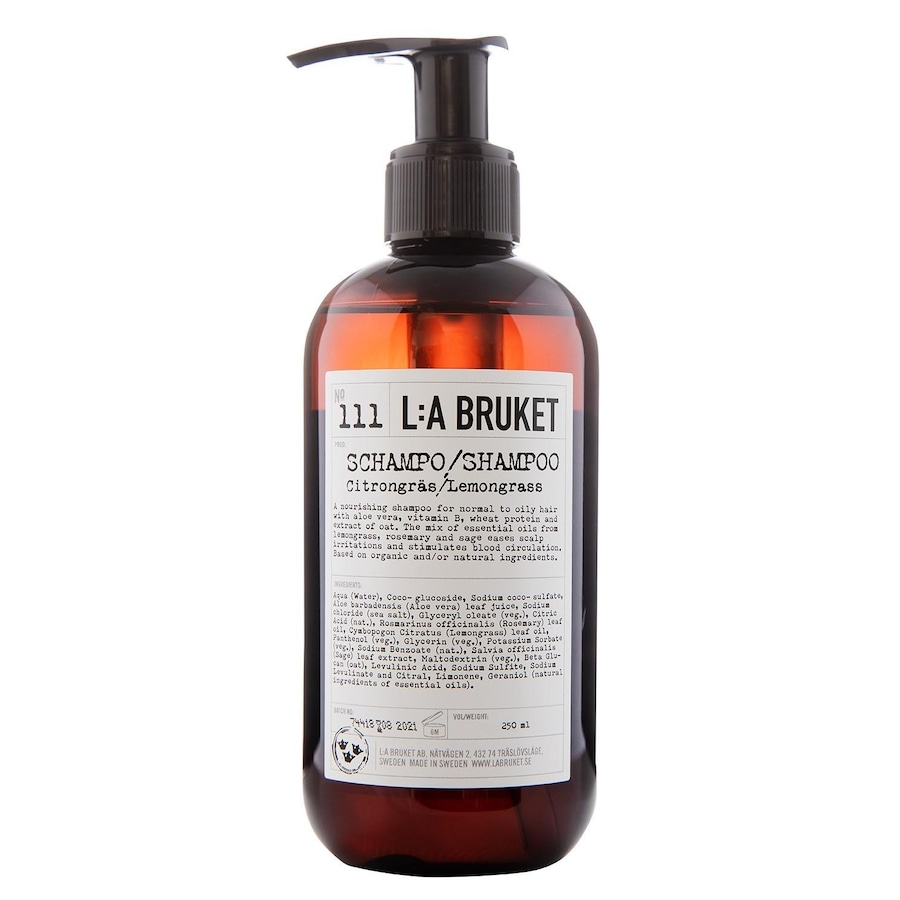 L:A BRUKET No. 111 Lemongrass Shampoo 240 ml