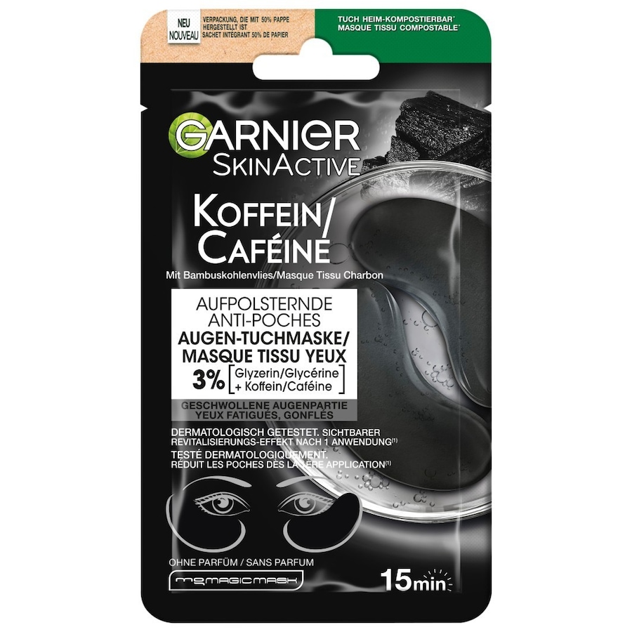 Garnier Skin Active Koffein aufpolsternd Tuchmaske 5 g