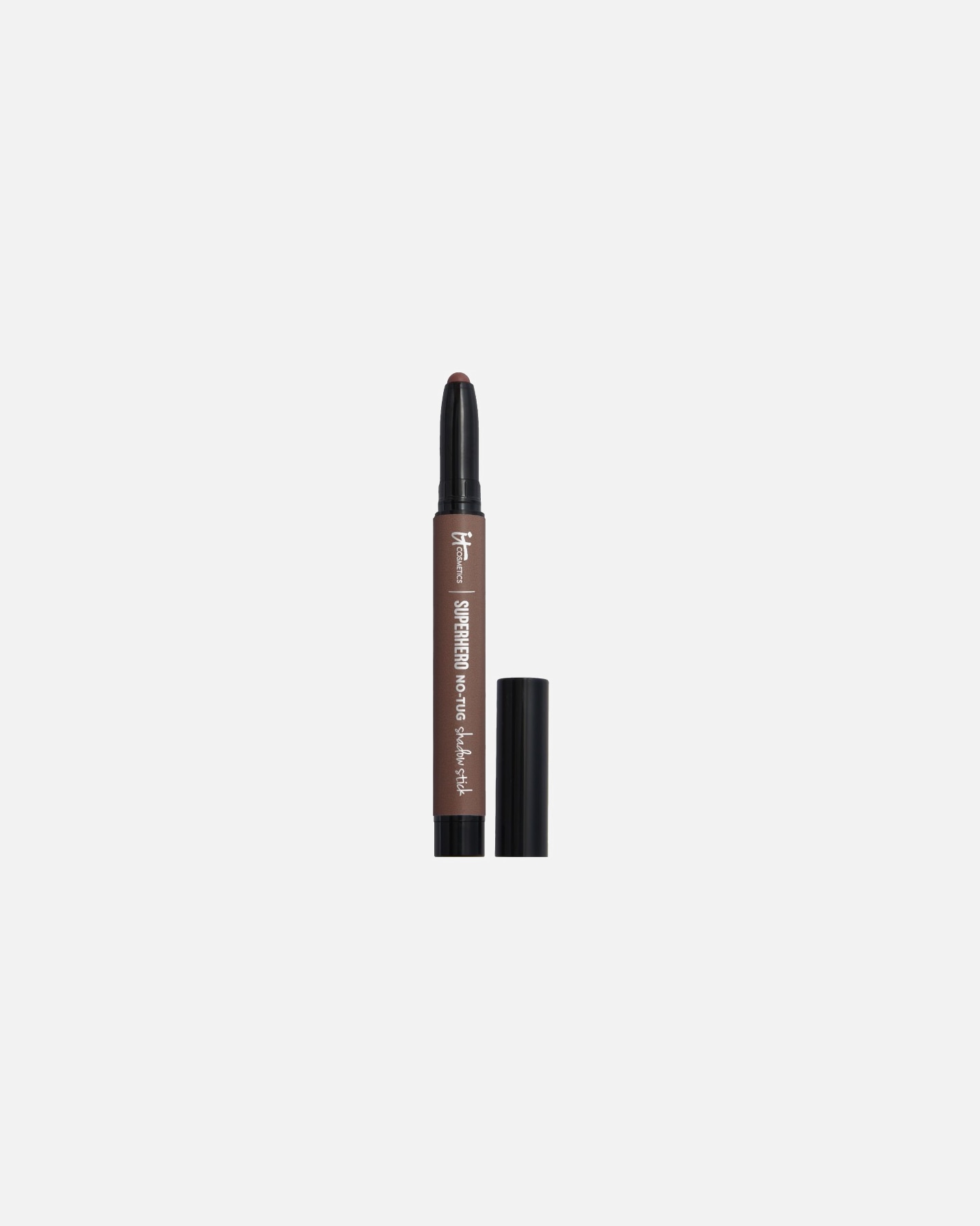 Lidschatten für Unisex IT Cosmetics Superhero No Tug Eye Transforming Shadow Stick + Primer Fearless Umber