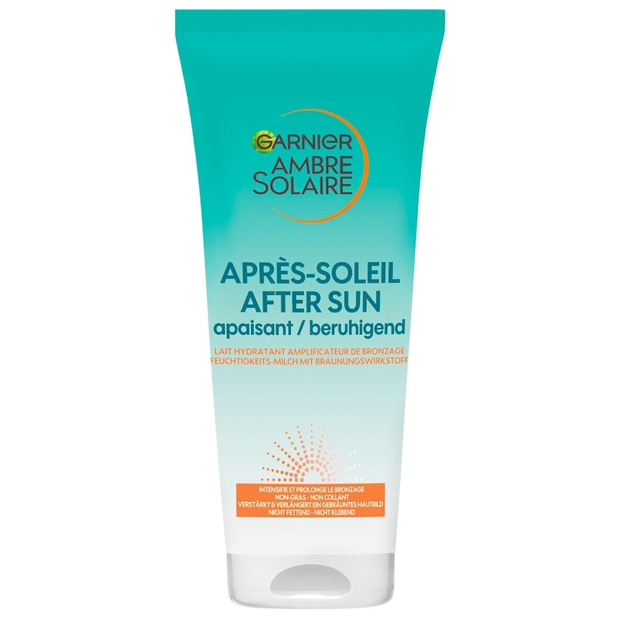 Garnier Ambre Solaire Après-Soleil - Feuchtigkeitsmilch mit Bräunungswirkstoff Selbstbräuner 200 ml