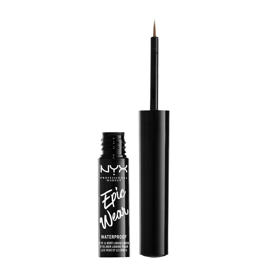 NYX Professional Makeup Epic Wear Metallic Liquid Liner Eyeliner 4 - BROWN METAL 3.5 ml Braun