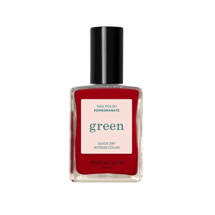 manucurist green Quick Dry Nagellack POMEGRANATE 15 ml Dunkelrot