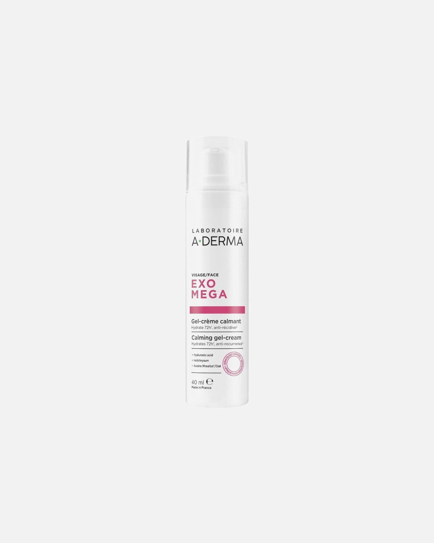 Gesichtsgel für Unisex A-DERMA Exomega Beruhigende Gel-Creme 40 ml