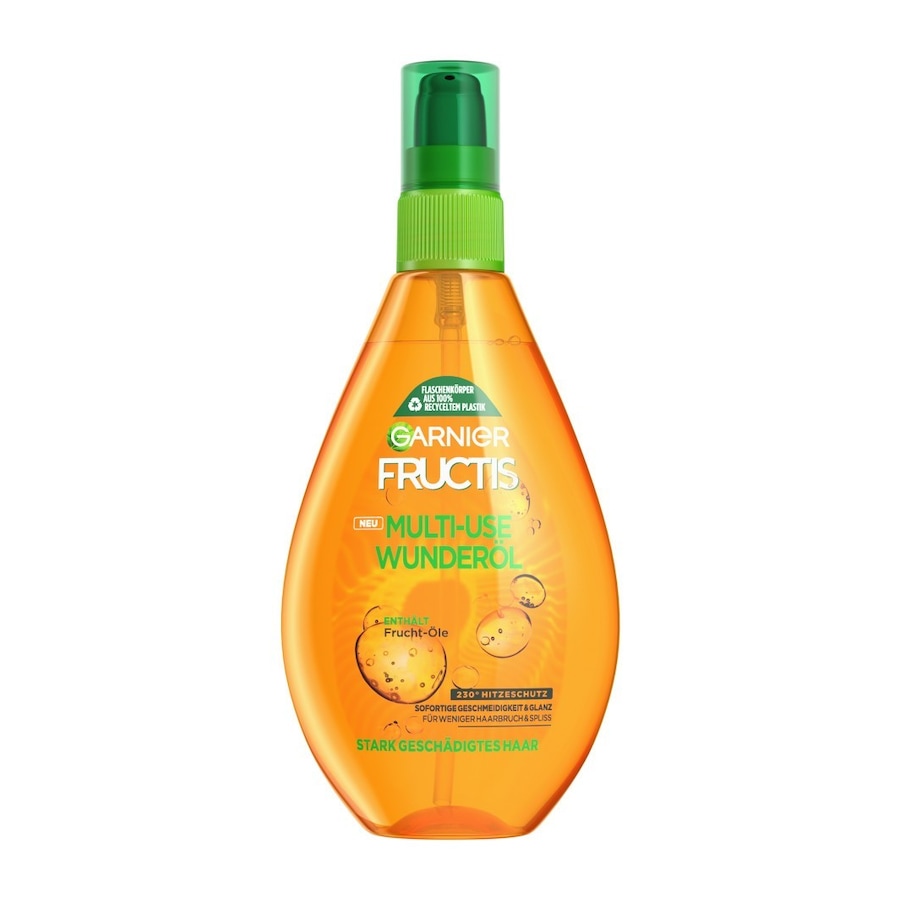 Garnier Fructis WUNDER-ÖL HITZESCHUTZ UND ANTI-FRIZZ PFLEGE Haaröl 150 ml