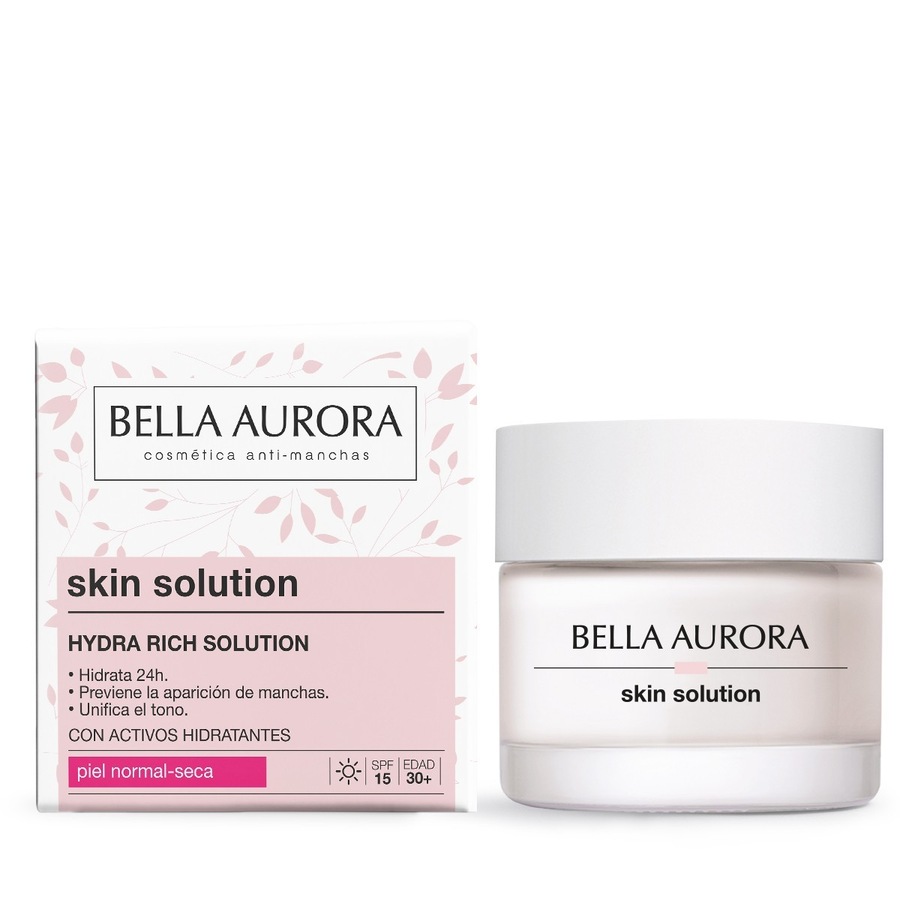 Bella Aurora Hydra Rich Solution piel normal-seca Pflege bei Pigmentflecken 50 ml Damen