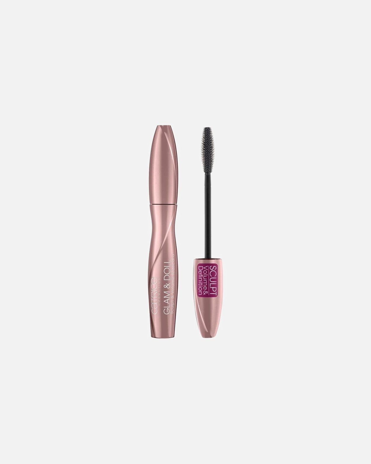 Mascara für Unisex Catrice Default Brand Line Glam & Doll Sculpt & Volume 010 - BLACK