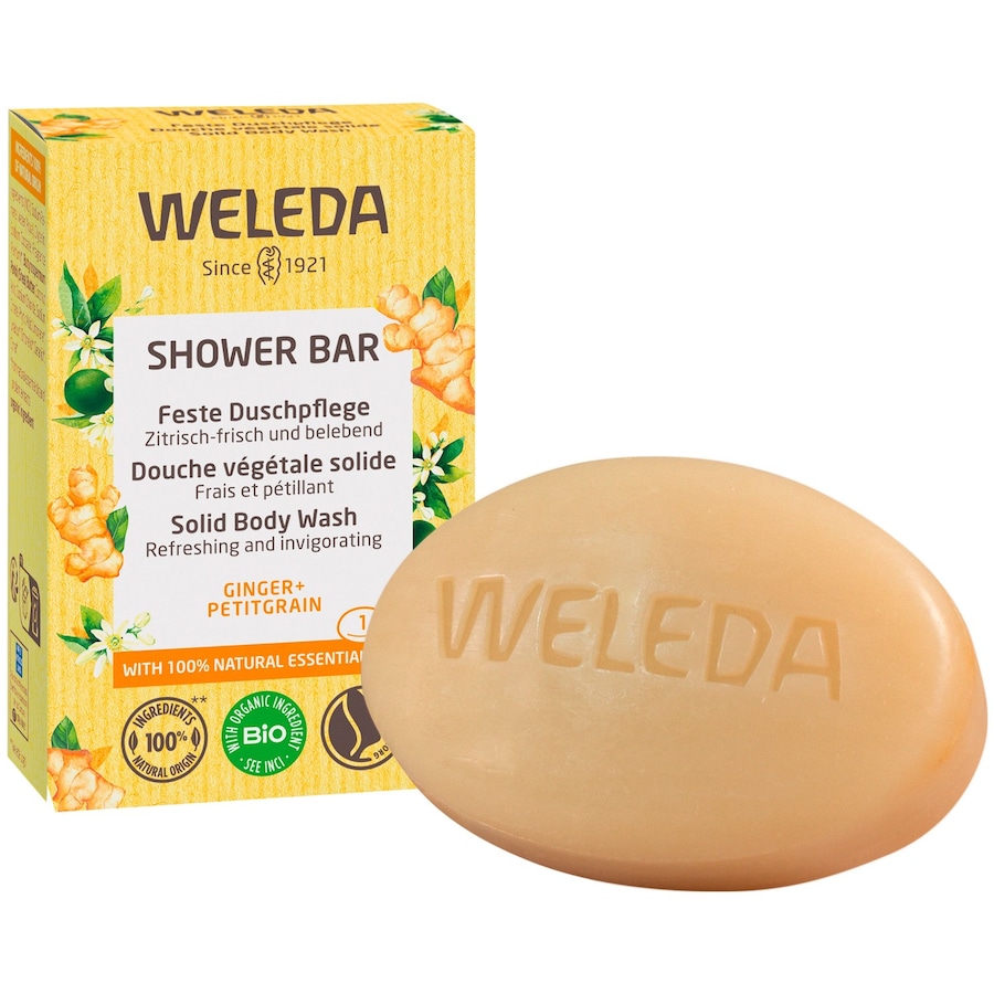 Weleda Feste Duschpflege Ginger + Petitgrain Duschgel 75 g