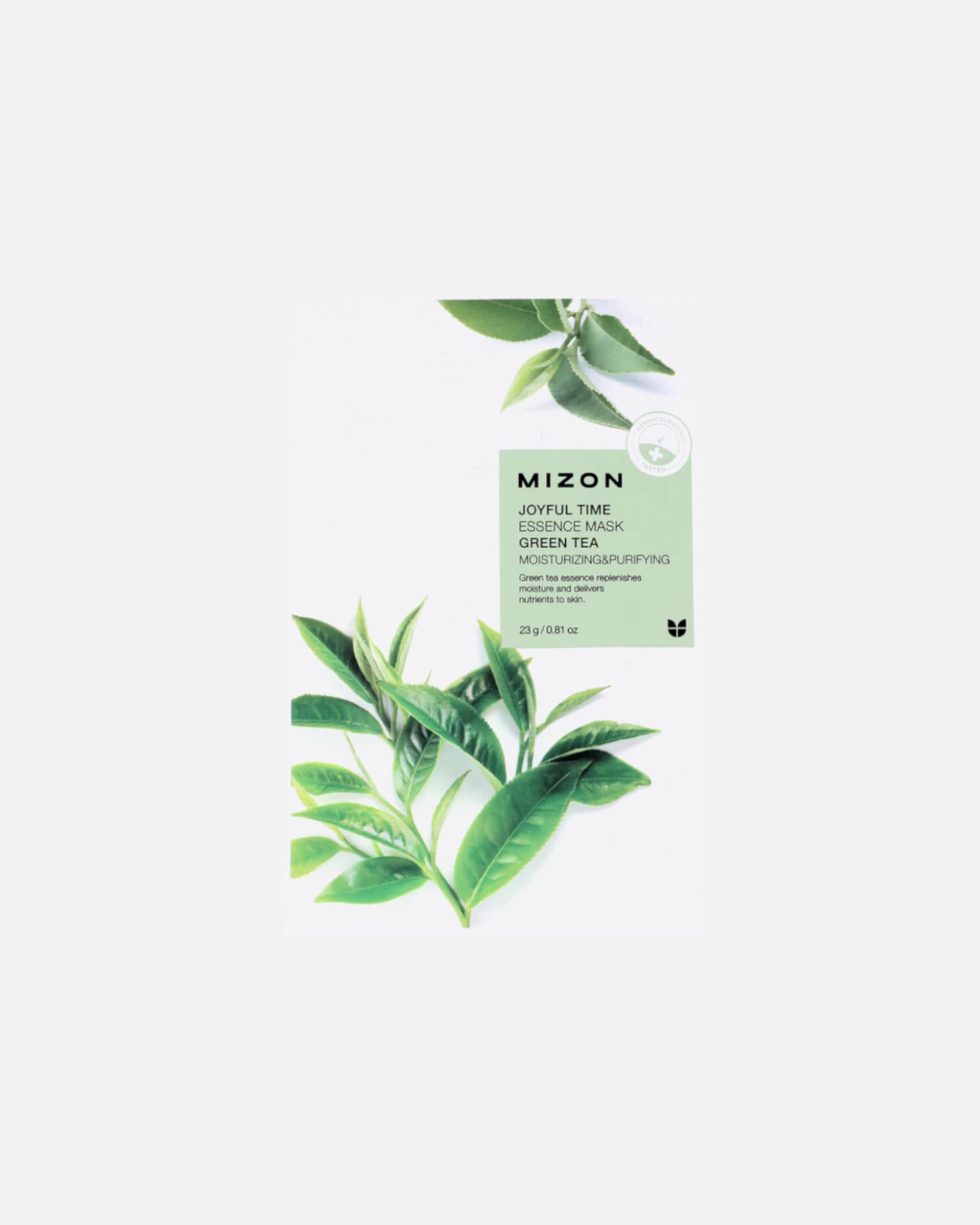 Tuchmaske für Unisex Mizon JOYFUL TIME ESSENCE GREEN TEA 23 g