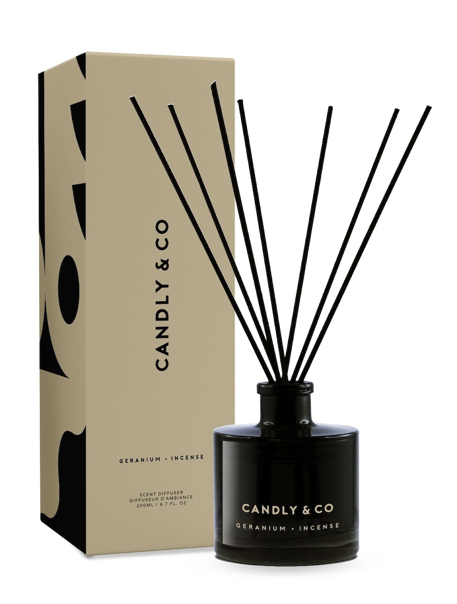 Candly&Co Aroma diffuser No. 1 Geranie, Weihrauch Raumduft 200 ml