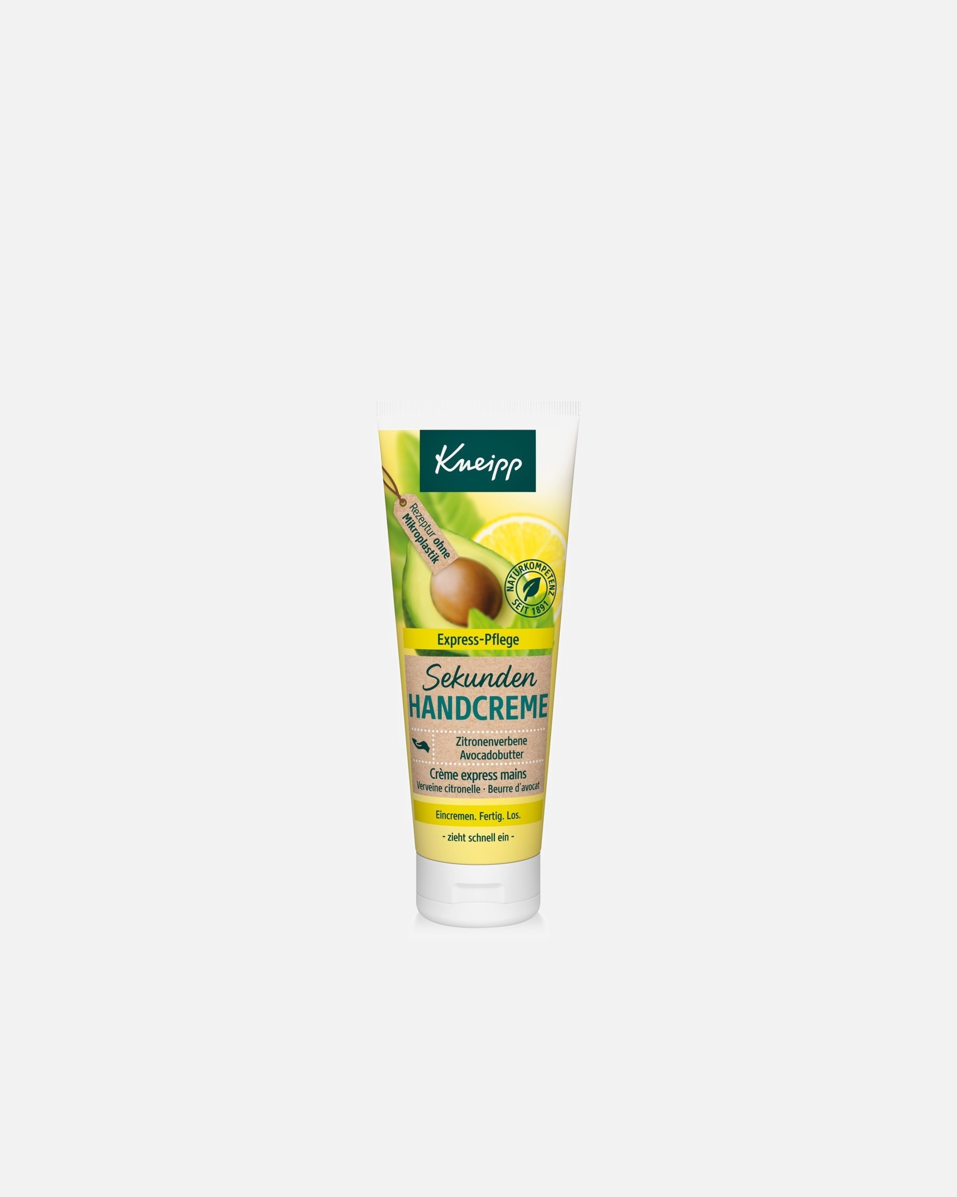Fußcreme für Weiblich Kneipp Sekunden-Handcreme - Zitronenverbene & Avocadobutter 75 ml