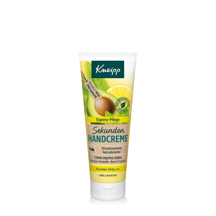 Kneipp Sekunden-Handcreme - Zitronenverbene & Avocadobutter Fußcreme 75 ml Damen