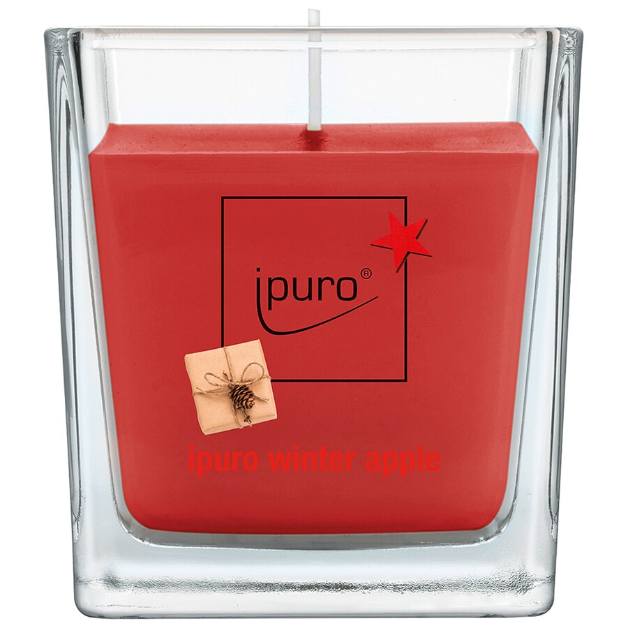 ipuro Essentials Duftkerze winter apple 125g Raumduft f/ür eine wohlig-warme Atmosph/äre Kerze mit hochwertigen Inhaltsstoffen - Dekorative Wachskerze in Glasbeh/ältnis- Perfekt als Gesc