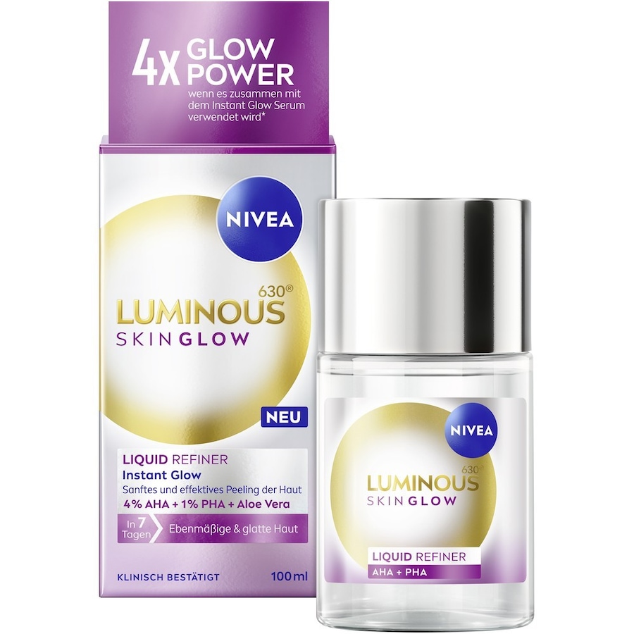 NIVEA Luminous 630 Skin Glow Liquid Refiner Gesichtspeeling 100 ml