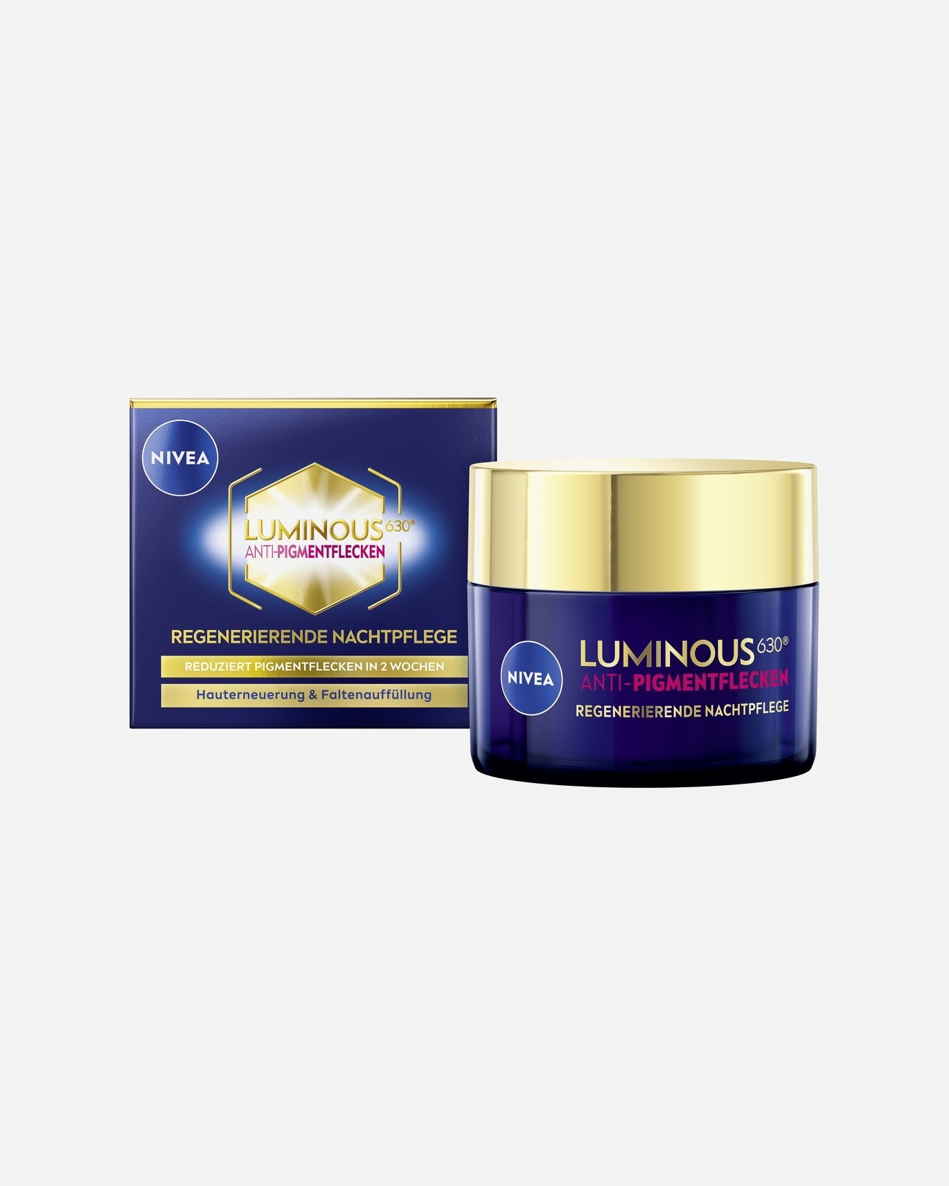 Nachtcreme für Weiblich NIVEA Luminous 630 Anti-Pigmentflecken Regenerierende 50 ml
