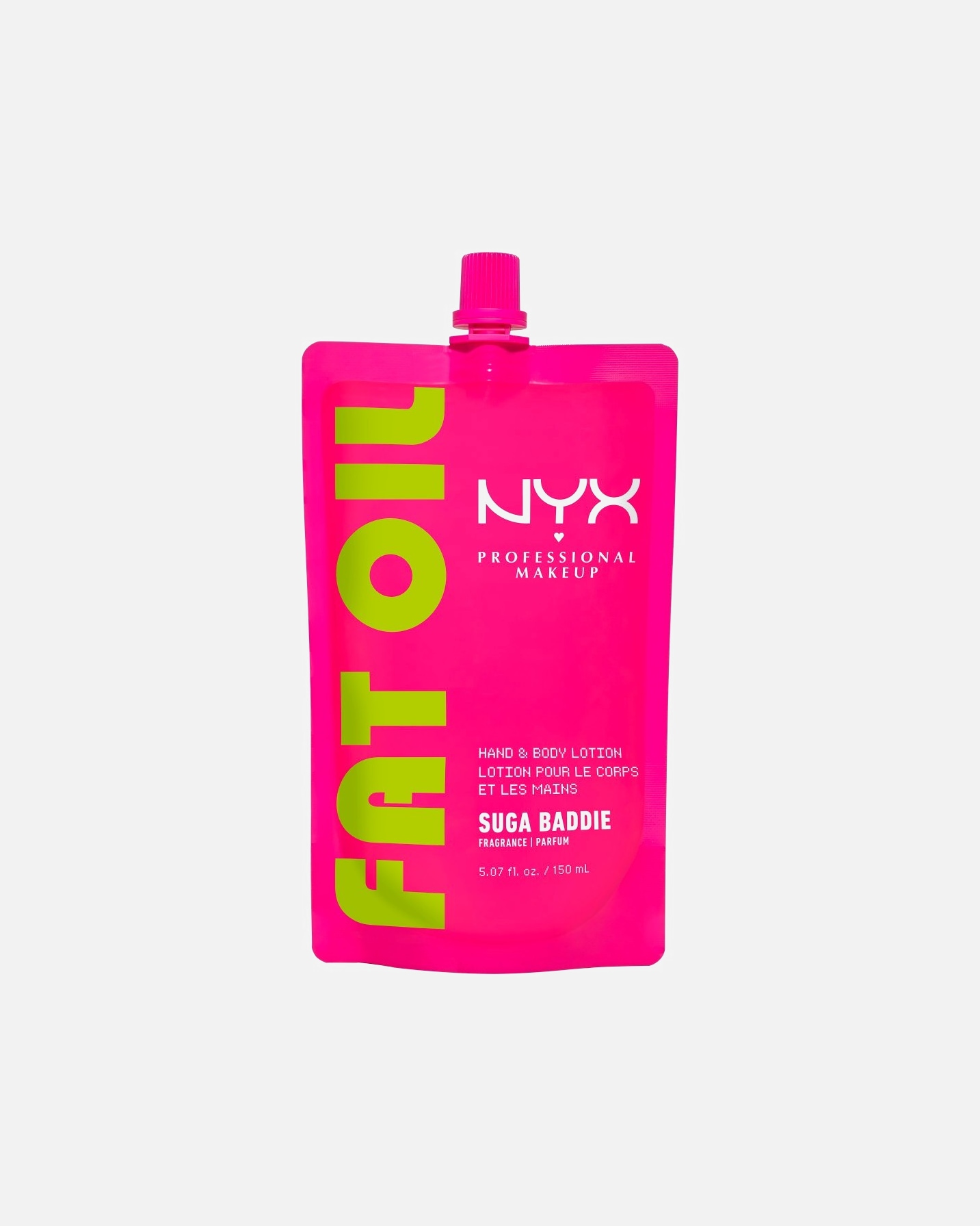 Bodylotion für Unisex NYX Professional Makeup Fat Oil Body Fat Oil Hand- und Körperlotion Suga Baddie 150 ml