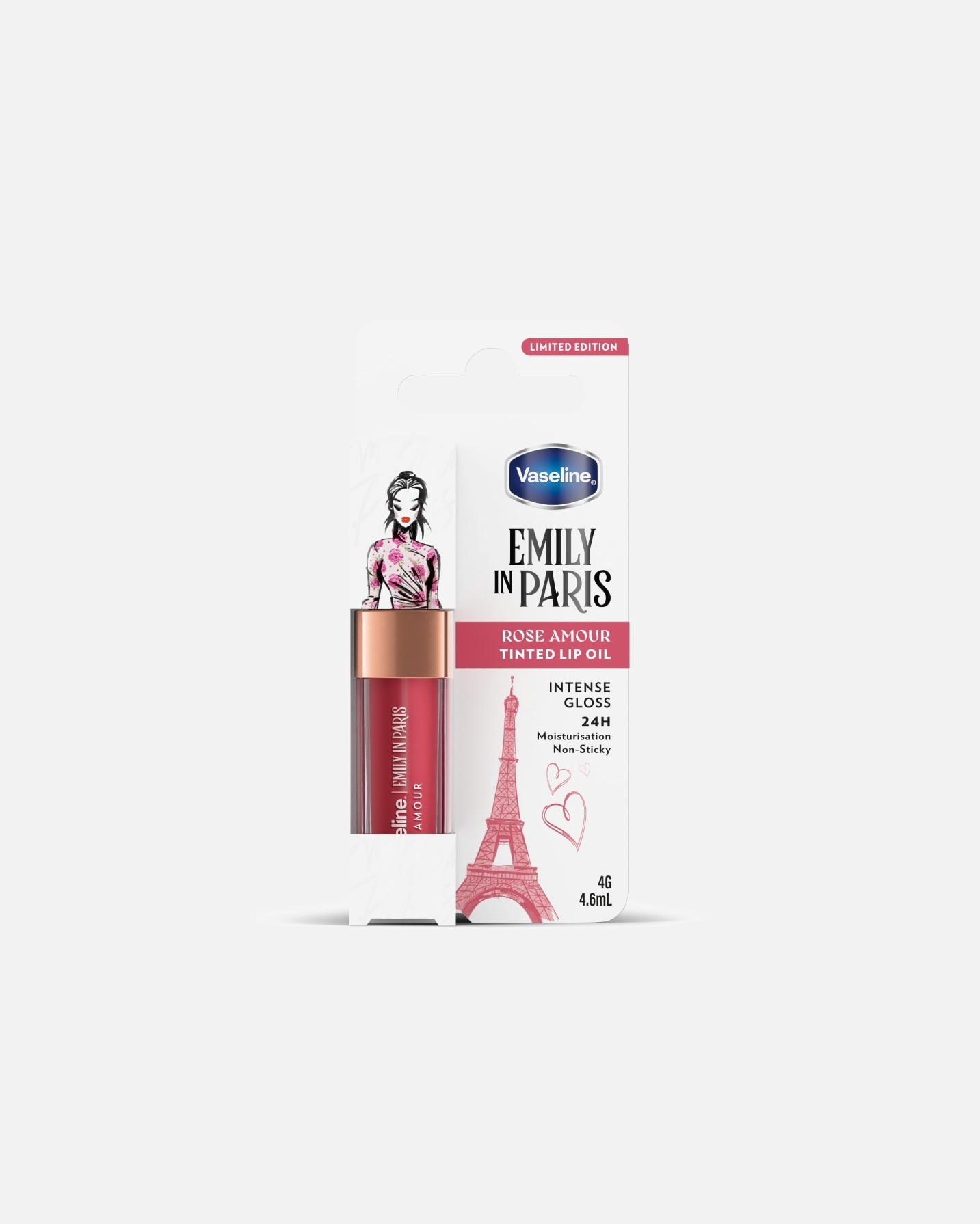 Lippenöl für Unisex Vaseline Emily In Paris Lippenöl – Emily in Paris – Berry Bisous 4 g 4 g