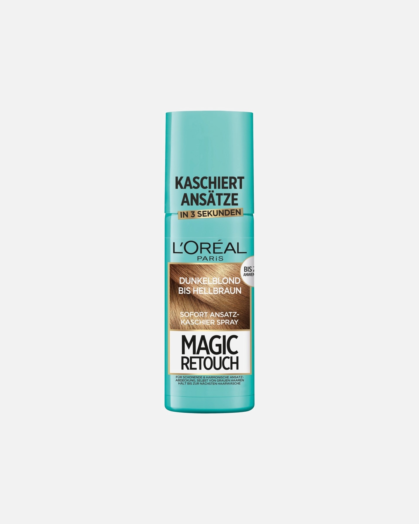 Ansatzspray für Unisex L’Oréal Paris Magic Retouch Ansatz-Kaschierspray Dunkelblond bis Hellbraun