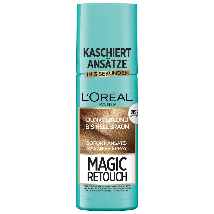 L’Oréal Paris Magic Retouch Ansatz-Kaschierspray Ansatzspray Dunkelblond bis Hellbraun 75 ml Braun