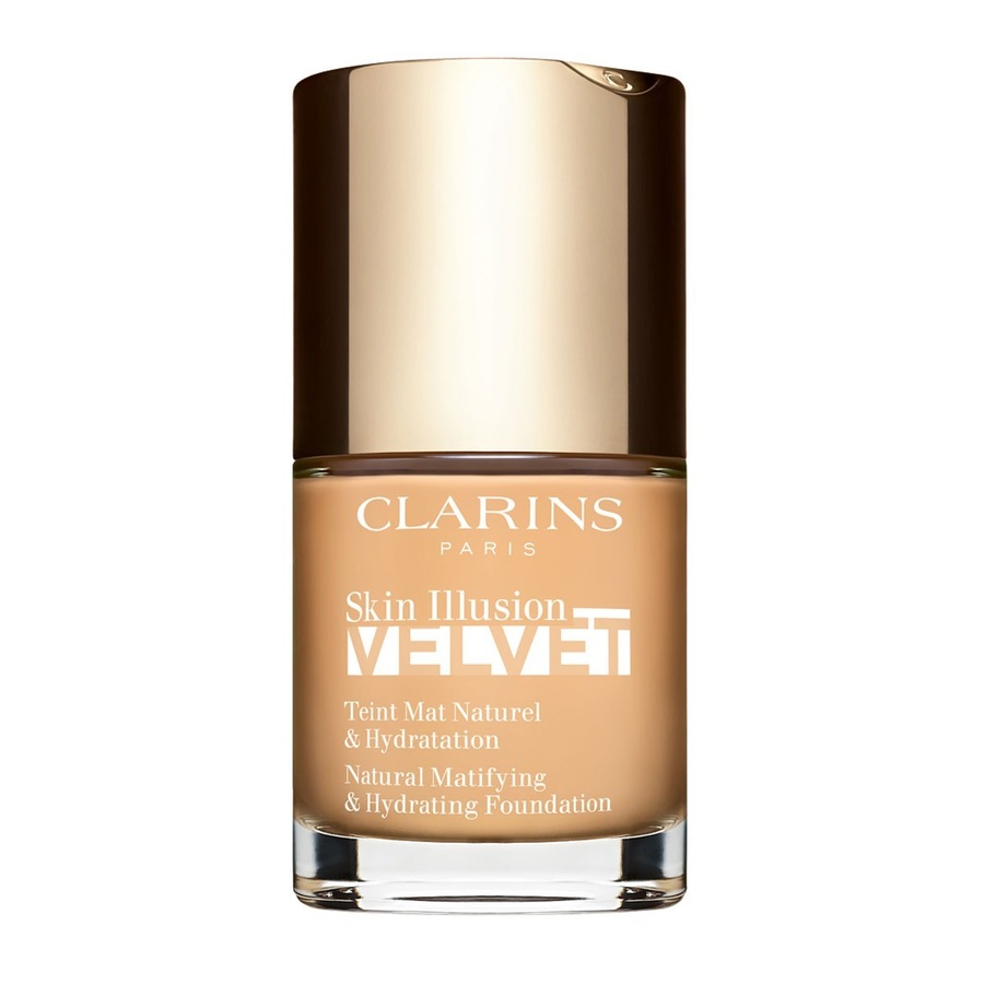 Clarins Skin Illusion Velvet Foundation 105N - Nude 30 ml Hellbraun