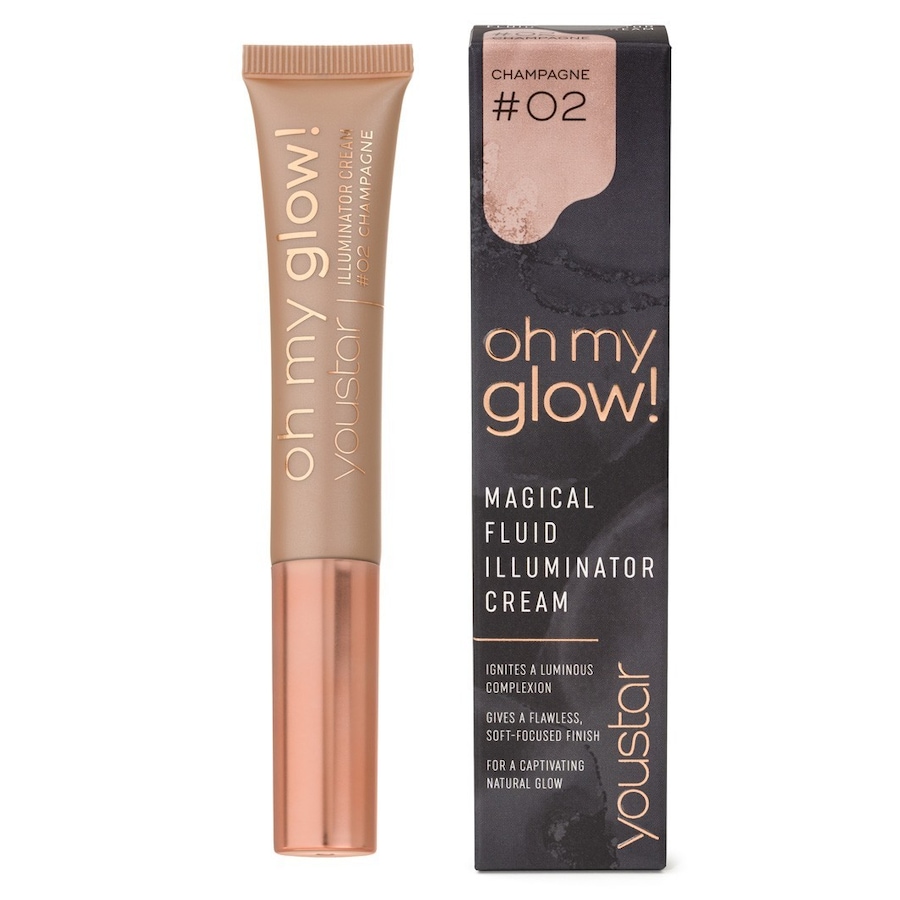 youstar Oh My Glow! Illuminator Cream Highlighter 02 Champagne 15 ml Hellbraun Damen