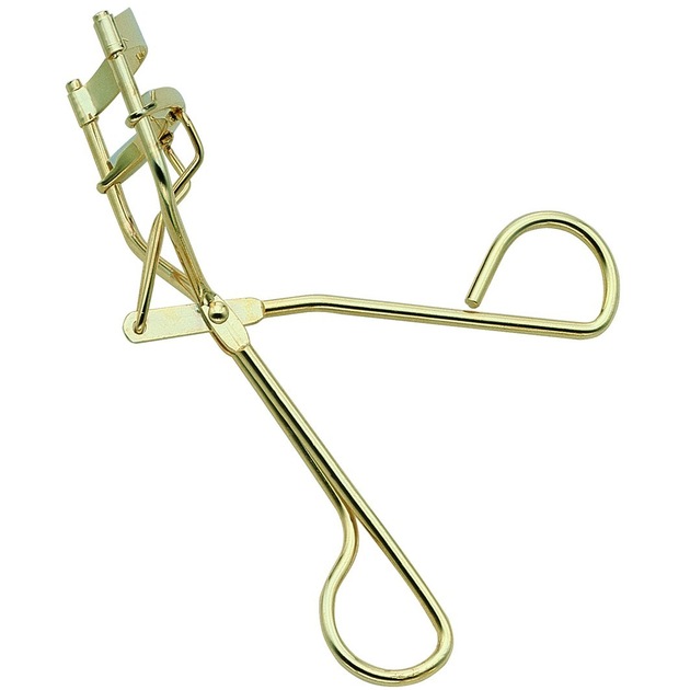 ERBE Wimpernformer, vergoldet, 11 cm