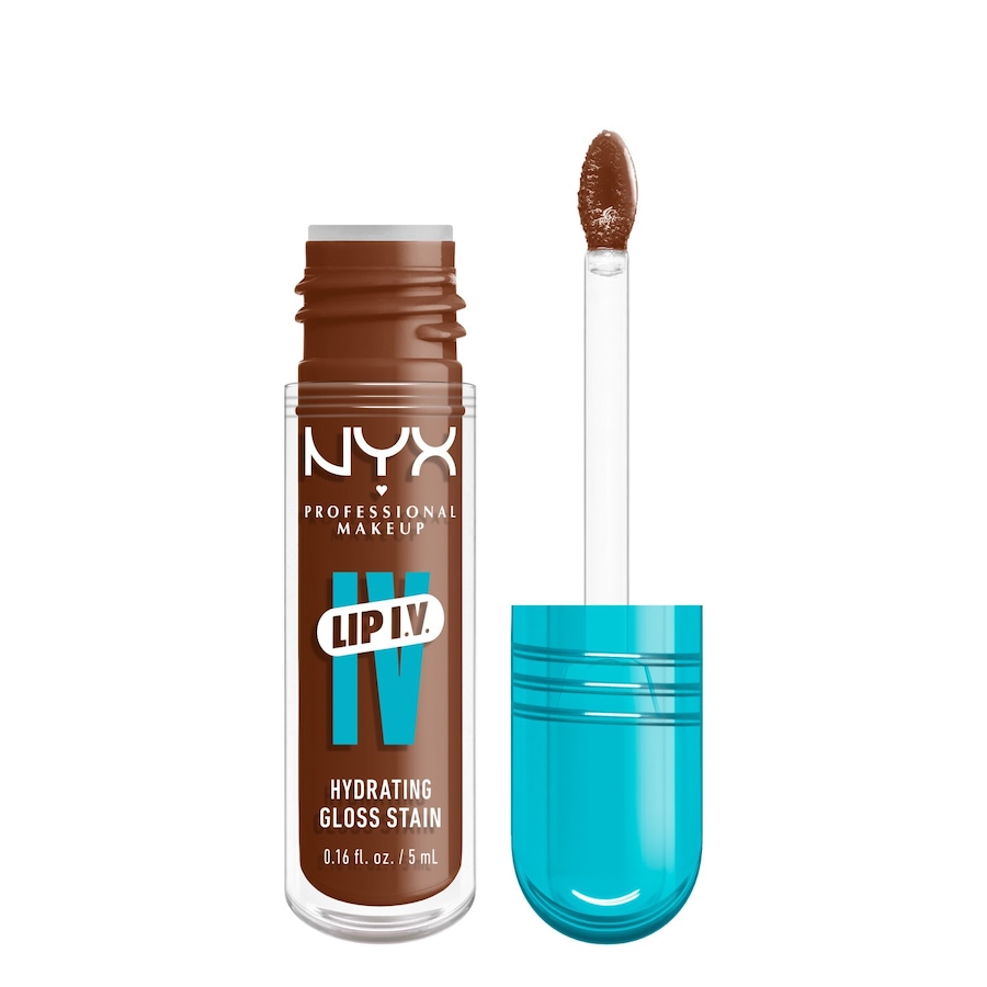 NYX Professional Makeup Lip IV Gloss Serum Lipgloss 04 - COCOA QUENCH 5 ml Braun