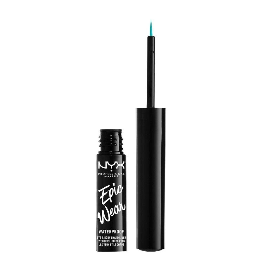 NYX Professional Makeup Epic Wear Metallic Liquid Liner Eyeliner Teal Metal 3.5 ml Petrol