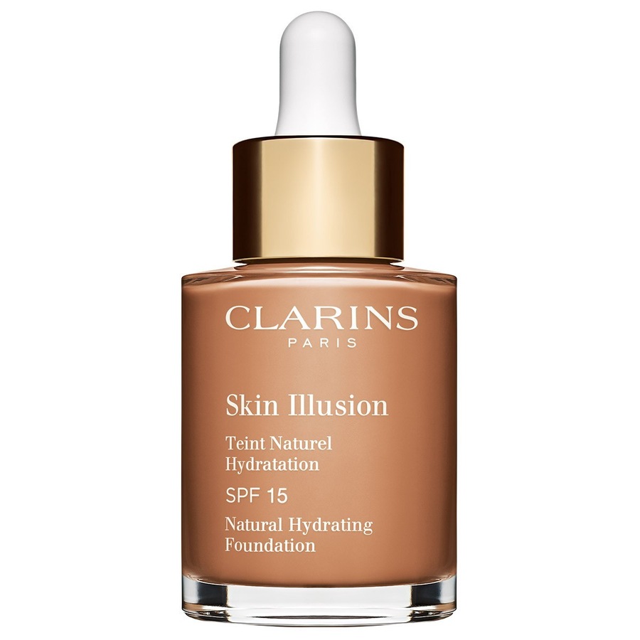 Clarins Skin Illusion SPF 15 Foundation 112.3 - SANDALWOOD 30 ml Hellbraun