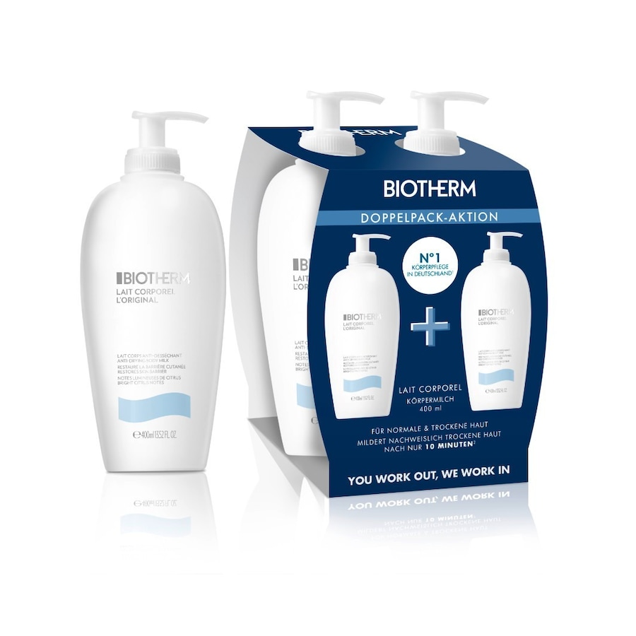 Biotherm Lait Corporel L'Original Doppelpack Bodylotion 800 ml Damen