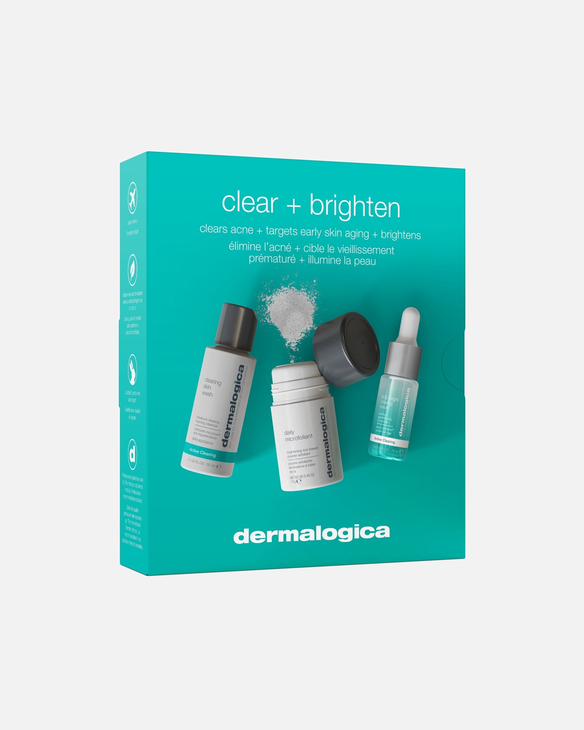 Gesichtspflegeset für Unisex Dermalogica Active Clean Skin Kit 1 Stück