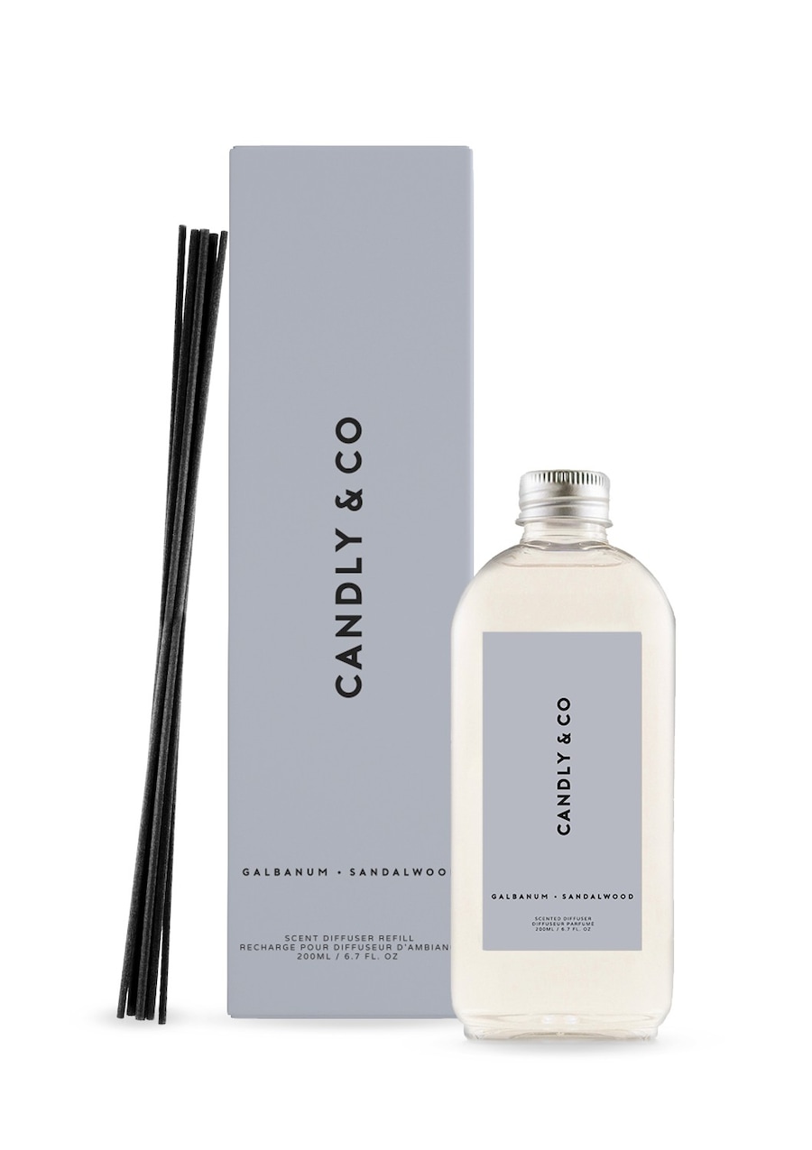 Candly&Co Ergänzung zum Diffusor No. 6 Galbanum, Sandelholz Raumduft 200 ml