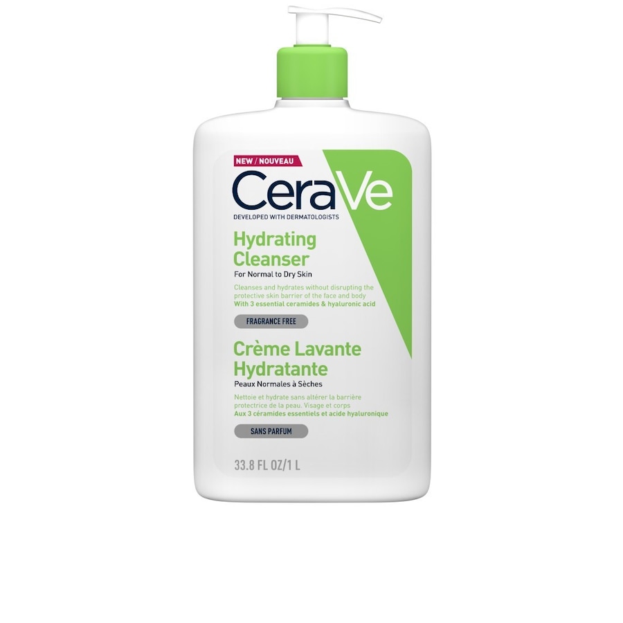 CeraVe Feuchtigkeitsspendend für Gesicht und Körper Duschgel 1000 ml