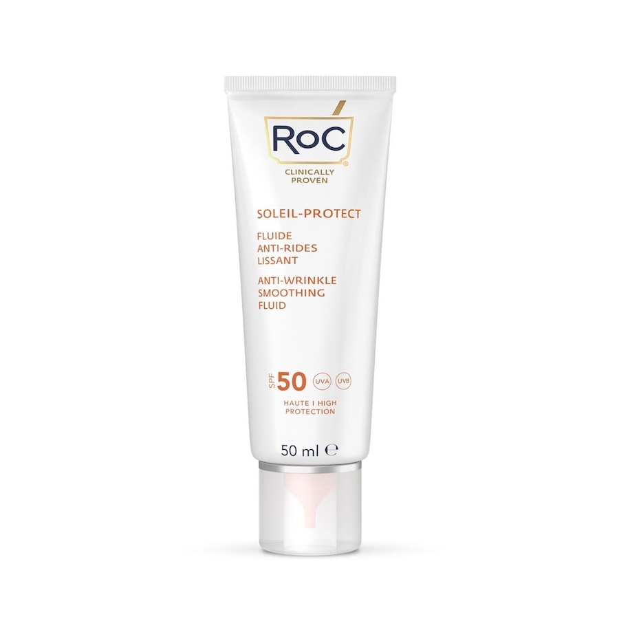 RoC Soleil-Protect Anti-Wrinkle Smoothing Fluid SPF 50 Sonnencreme ml