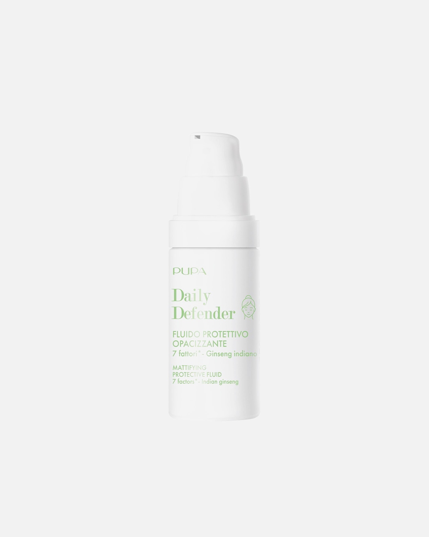 Gesichtsfluid für Unisex PUPA Milano Daily Defender Mattifying 30 ml