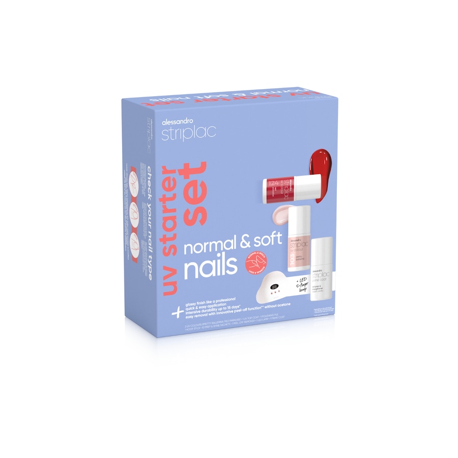 Alessandro Striplac Start Normal & Soft Nails Nagelpflegeset