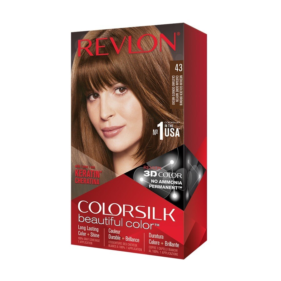Revlon ColorSilk Beautiful Color Haarfarbe Braun