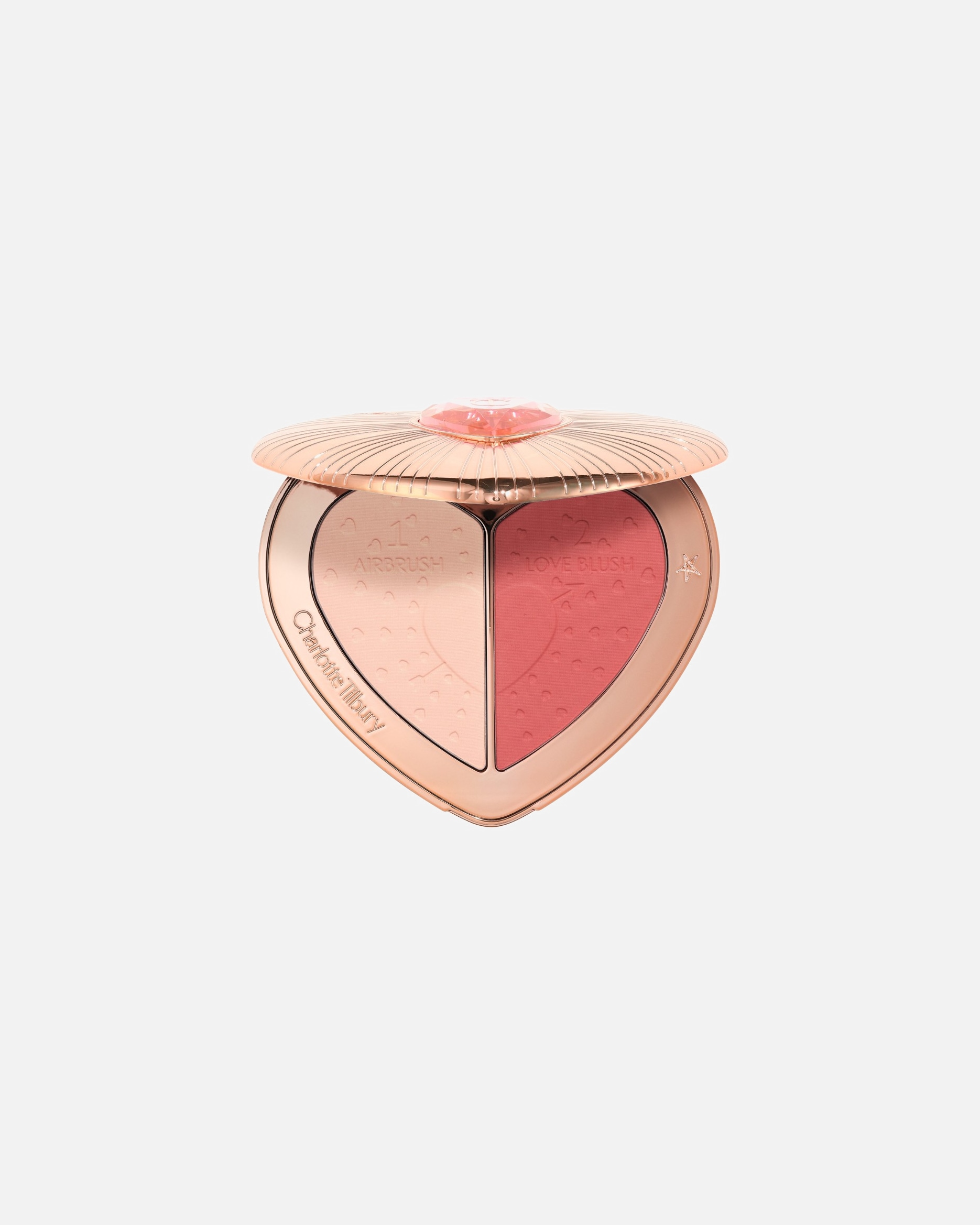 Blush für Weiblich Charlotte Tilbury CHARLOTTE'S BEAUTY SOULMATES FACE PALETTE- PILLOW TALK FLAWLESS ROSEWOOD-FULL SIZE-RETAIL-ROW-V1 F5CABF - PEACH