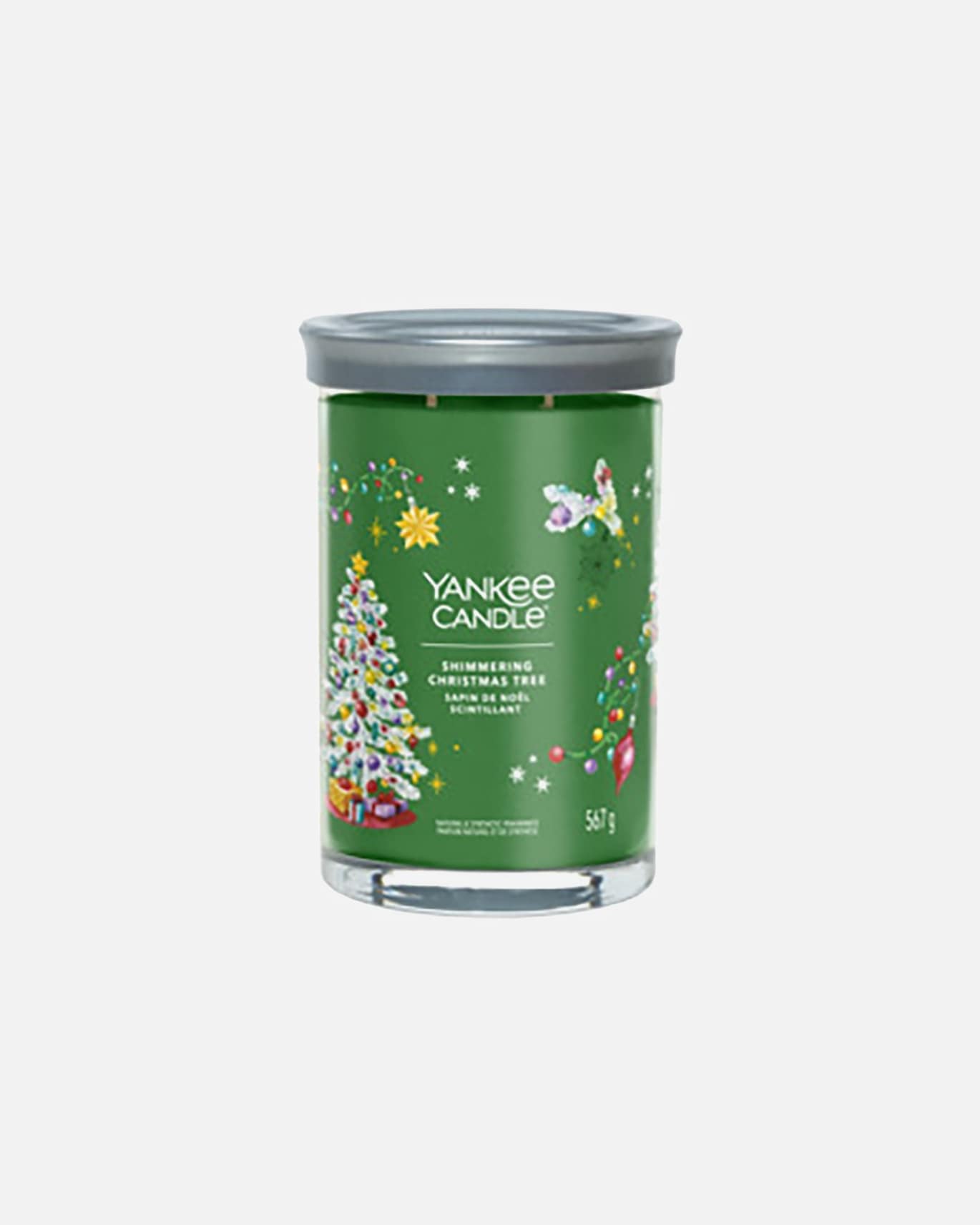 Kerze für Unisex YANKEE CANDLE Default Brand Line GROSSER TUMBLER SHIMMERING CHRISTMAS TREE 567 g