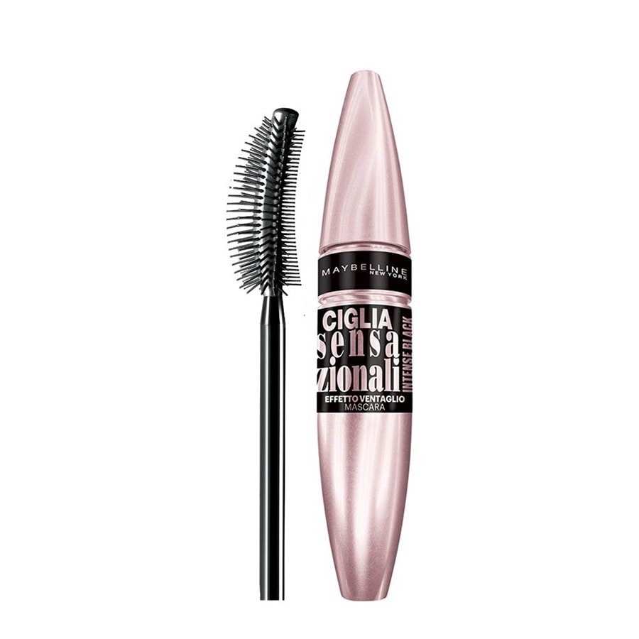 Maybelline Sensationelle Wimpern, Volumising, Fächereffekt bei Wimpern Mascara Schwarz Damen