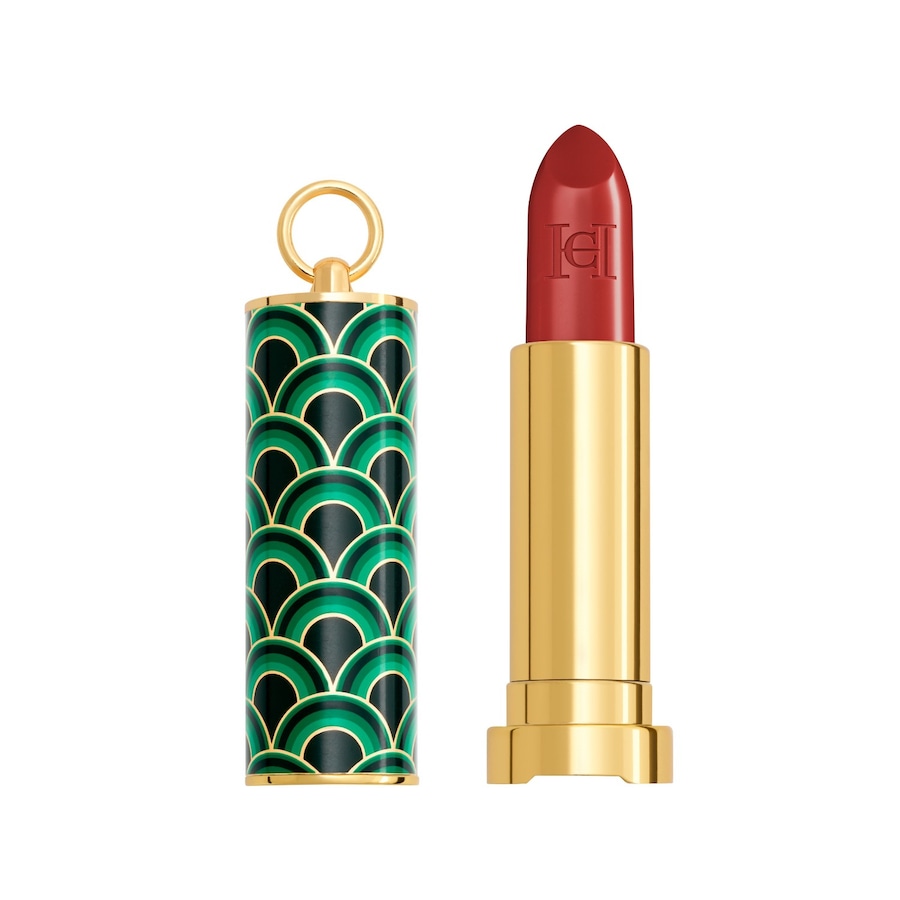 Carolina Herrera Fabulous Kiss Lipstick + Cap Duo Lippen Make-up Set SATIN 342 MOKA CRAZE GREENWAVES CAP Weiss Damen