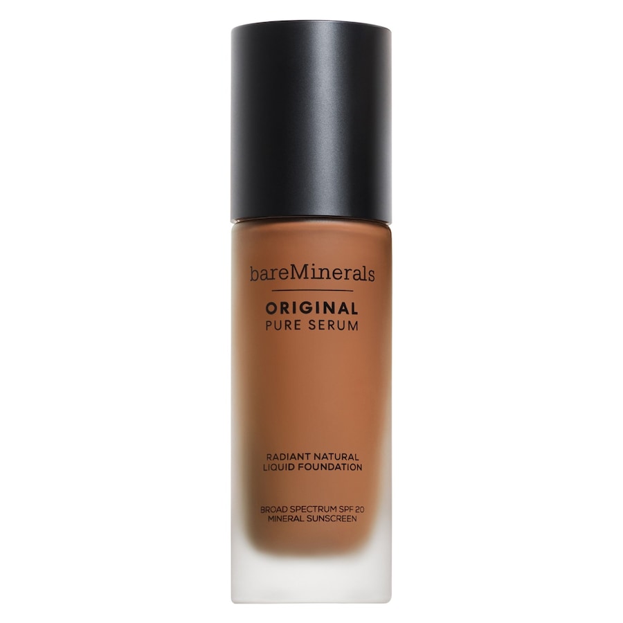 bareMinerals Original Pure Serum Radiant Natural Liquid Mineral Spf 20 Foundation DEEP WARM 5 30 ml Braun