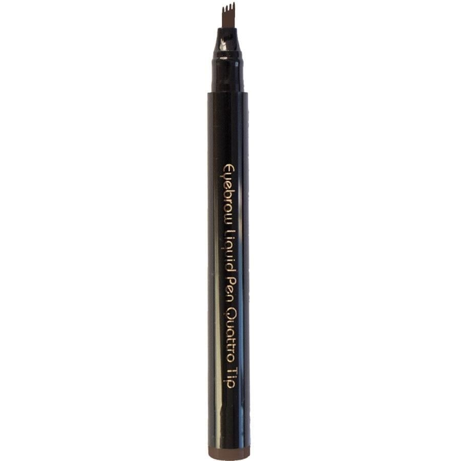 Christian Faye Eyebrow Liquid Quattro Tip Augenbrauenstift Dark Brown 1.3 g Schwarz