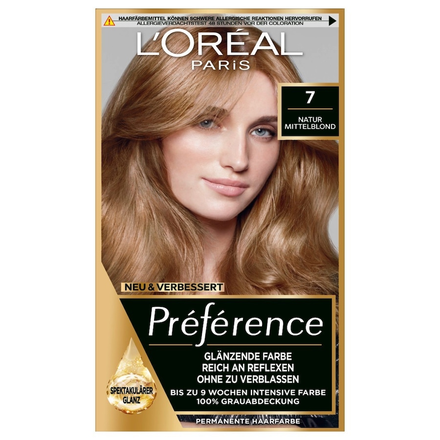 L’Oréal Paris Preference Haarfarbe Nr. 7 - Naturmittelblond Braun