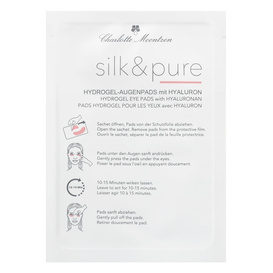 Charlotte Meentzen Silk & Pure HYDROGEL-AUGENPADS MIT HYALURONGesicht | 5.0 pieces | 3,18 / 1.0 pieces