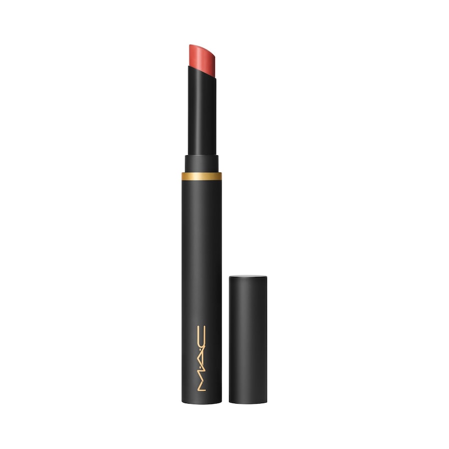 MAC Powder Kiss Velvet Blur Slim Stick Lippenstift Nice Spice 2 g Coral