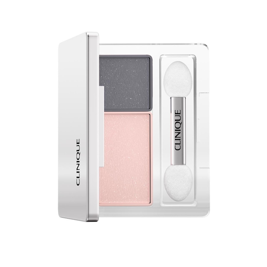 Clinique All About Shadow Duo Twilight Mauve / Brandided Lidschatten 15 - UPTOWN/ DOWNTOWN 1.7 g Grau