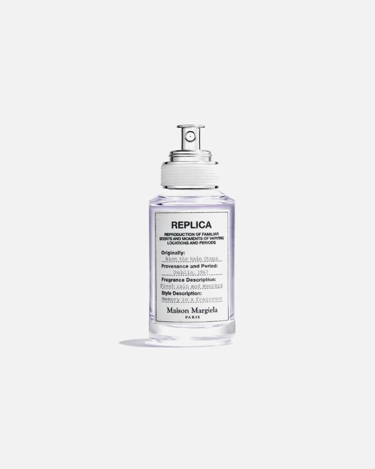 Eau de Toilette für Unisex Maison Margiela Replica When the Rain stops 30 ml