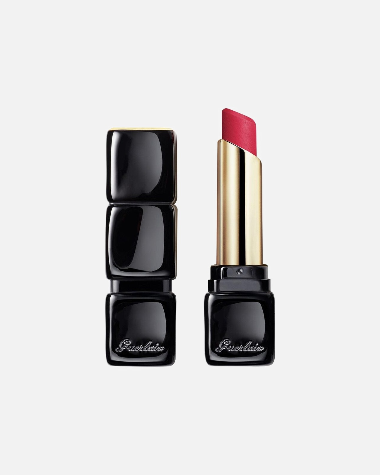 Lippenstift für Unisex Guerlain KissKiss Tender Matte 666 - LUCKY PINK